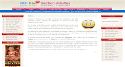 Desktop Screenshot of adulte.ircdial.com